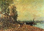 Alfred Sisley The Tugboat Norge oil painting reproduction